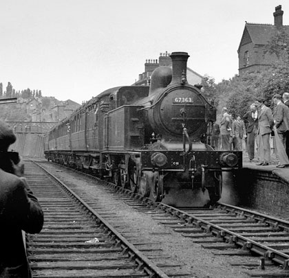 On 1st August 1951, the last train passes through Thorneywood.
